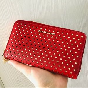 Michael Kors wristlet wallet